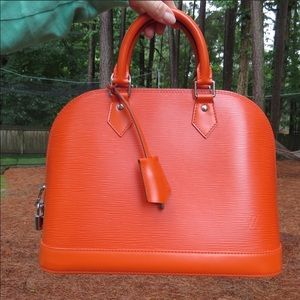 Louis Vuitton Piment Epi Leather Alma PM Bag